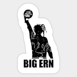 Cool Big Ern Caddyshack Bowling League White Sticker